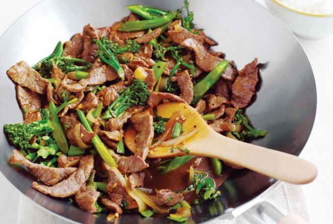 Ginger baked beef