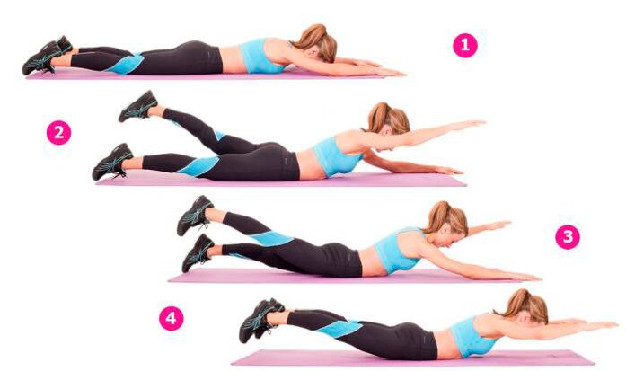 The Samurai Flight exercise will make your buttocks elastic and your back strong